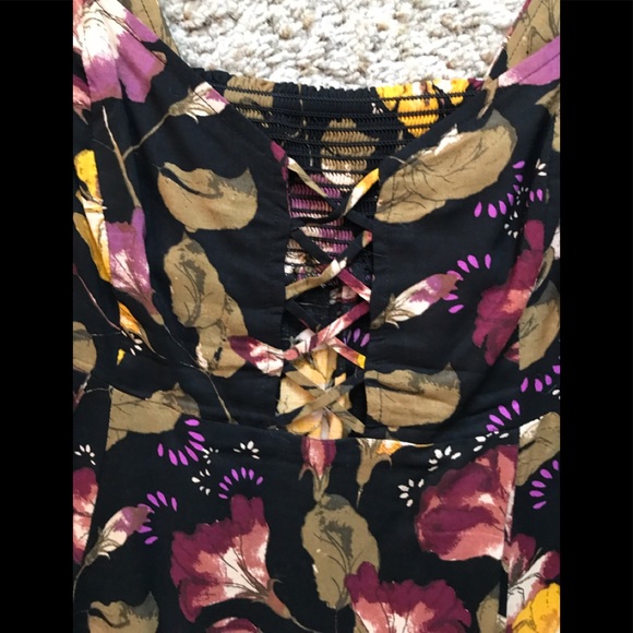 FP | Lattice Lovers Lace up Mini Dress - Picture 3 of 7